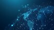 © irawan - Digital World Map with Interconnected Nodes
