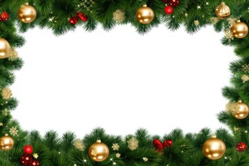 Canvas Print - Christmas decoration backgrounds plant tree.