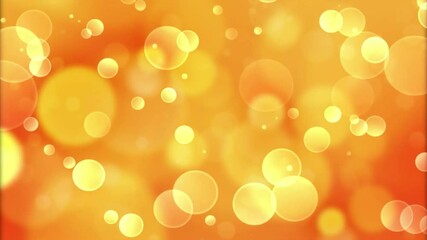 Wall Mural - abstract background with orange and yellow bokeh lights.