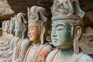 Ancient Dunhuang Mogao Caves, Sacred Buddhist Art and Cultural Heritage in China’s Grottoes