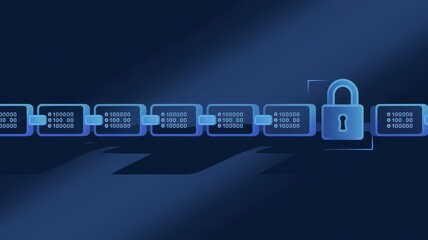 Secure digital authentication and encryption interface with lock key and biometric scanning symbols  Representing data protection network security cloud computing