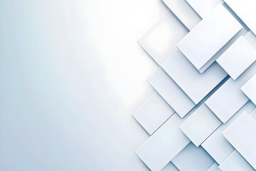 Wall Mural - minimalist powerpoint background with geometric patterns and calming color palette