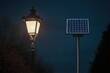 © Nurullah - A traditional street lamp shines brightly next to a modern solar-powered street lamp. The contrast highlights the evolution of lighting technology.