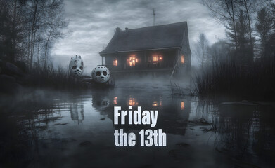 Wall Mural - Friday the 13th Horror Movie Poster