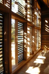 Wall Mural - Investigate how passive solar design can reduce energy use in homes. Discuss the benefits of natural heating and cooling strategies