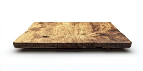 Aufkleber - A plain wooden board, set against a white background.
