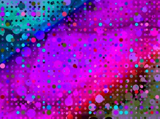 Wall Mural - abstract colorful background with  dots