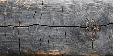 Aufkleber - Background, wood texture, aged gray wooden board with fissures.
