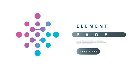 Fototapete - Modern molecules connect design. Abstract tech background. Futuristic design. Technology trendy banner