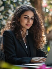 Wall Mural - Professional Businesswoman in Office