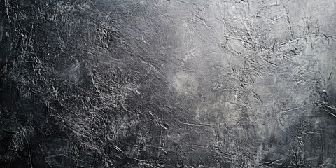 Fototapete - Gray, textured paper background with a scratched surface.