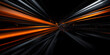 © john - Dark Gray and orange speed abstract technology background