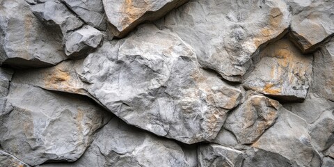 Canvas Print - Abstract background of stone texture. Grey stone suitable for a backdrop. Attractive stone pattern or texture. Design includes copyspace.