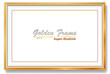 © coolvectormaker - An Illustration elegant gold picture frame super realistic shape.