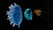 © Science RF - Herpes simplex virus type 1, illustration