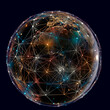 © Science RF - Global connections, conceptual illustration