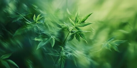 Poster - green blur