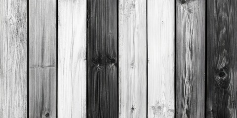 Aufkleber - black and white wooden textures