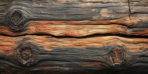 Aufkleber - Gnarly wooden plank serves as a useful background.