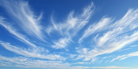 Poster - blue sky with clouds