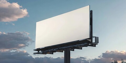 Poster - blank billboard - outdoor public commercial advertising