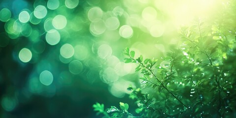 Poster - green blur