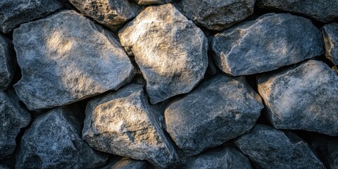 Aufkleber - Stone texture in sunlight. Close-up.