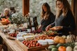© Thali - A group of friends enjoying an autumnal feast