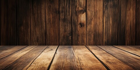 Aufkleber - Wood texture background with free copy space for product or