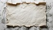 © GradPlanet - A close-up of a blank white parchment paper.