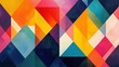© GradPlanet - Vibrant geometric shapes fill the space, arranged in a colorful mosaic pattern.
