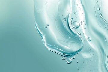 Canvas Print - Oil gel water transparent backgrounds simplicity.