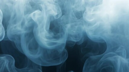 Fototapete - A cloud of smoke with a grayish color. The smoke is billowing and he is coming from a fire. Scene is ominous and foreboding, as the smoke seems to be engulfing the sky