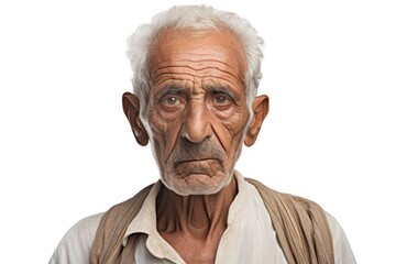 Canvas Print - Latin old man portrait adult photo.