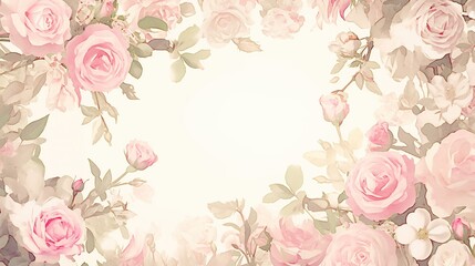  background with roses