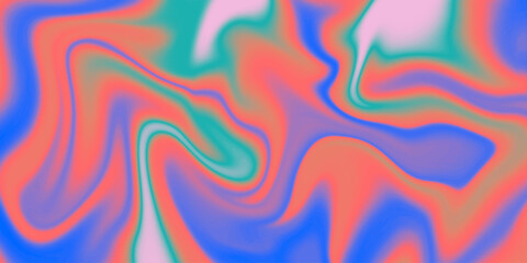 Poster - Abstract Fluid Liquid Gradient Background Vector Design. Vivid Marble Multicolor Pattern.