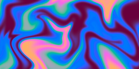 Poster - Abstract Fluid Liquid Gradient Background Vector Design. Vivid Marble Multicolor Pattern.