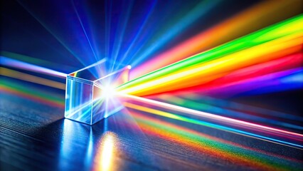 mysterious light spectrum in optical physics extreme close-up