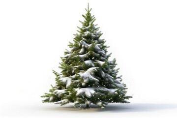 Wall Mural - Christmas tree christmas plant white.