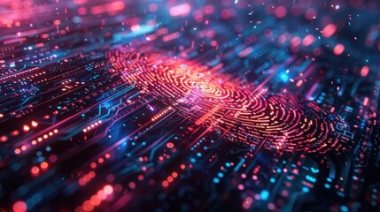 Captivating digital landscape showcasing the intricate web of futuristic cyber interconnectivity with a vibrant abstract and visually striking display of data light and energy flow