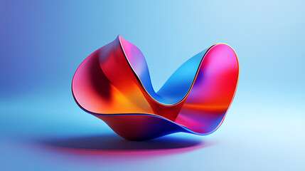 Abstract colorful shape, minimalist background design