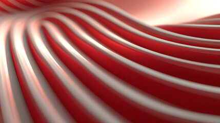 Wall Mural - Abstract rounded lines on a light background