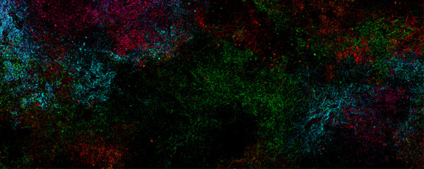 aquamarine and pink abstract glowing fractal digital art design vector design. star field background