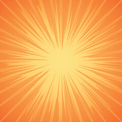 Wall Mural - light burst background. glow beam with yellow rays