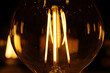 © Harmony Video Pro - Light bulbs with big yellow filaments inside in vintage style