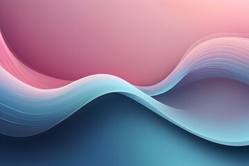 Sticker - Abstract digital texture with soft, flowing lines of vibrant light in shades of blue and pink, forming a dynamic, wave pattern. 