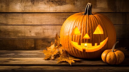  halloween pumpkin jack o lantern in the night