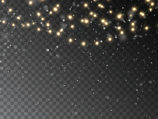 Wall Mural - christmas, garland, background, led, banner, bright, bulb, card, celebration, collection, colours, d