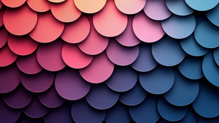 Leinwandbilder - The background is composed of layered concentric circles in pink and blue, creating a dynamic and modern aesthetic.