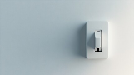 White light switch with ambient lighting